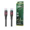 Кабель Remax Lesu Pro Aluminum Alloy Type-C to Type-C PD 100W 480 Mbps 1M Чорний (RC-187c)