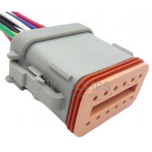 RP1220 Разъем 12-к Deutsch DT06-12S отв. часть RP1221