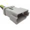 RP1221 Разъем 12-к DT04-12P серии 1.6 mm отв. часть RP1220