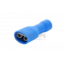 FDFD 2-250 Клемма 6,3 мм. гнездовая (мама) в полной изоляции синяя